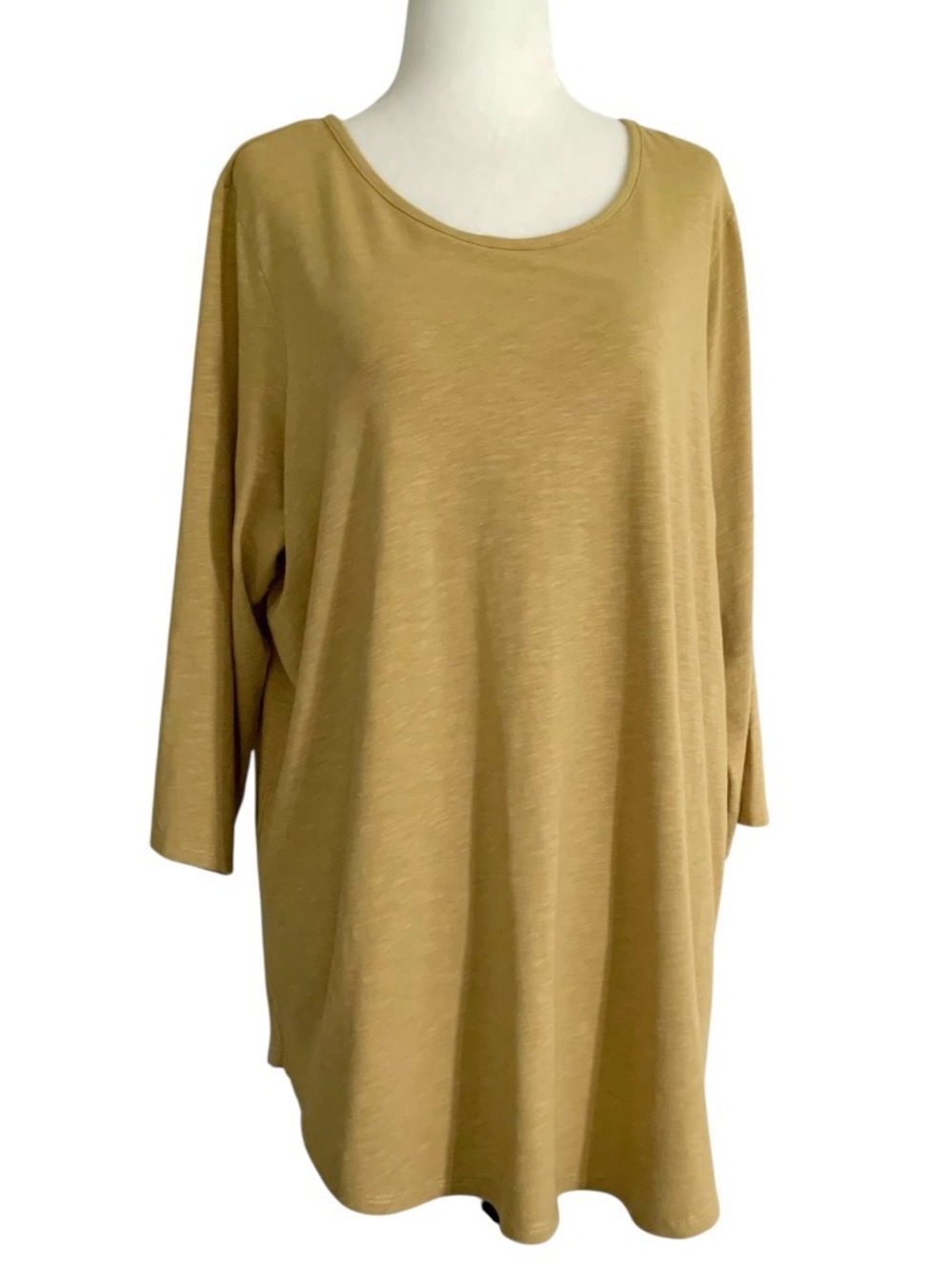 Cynthia Rowley long mustard top